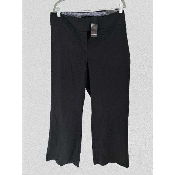 NEW! TORRID High Rise Relaxed Trousers Black Strait Leg Size 26 - Picture 1 of 11